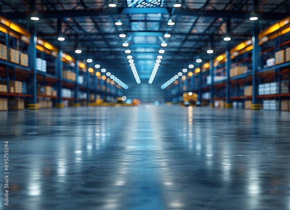 Empty Warehouse Interior Empty Warehouse Interior