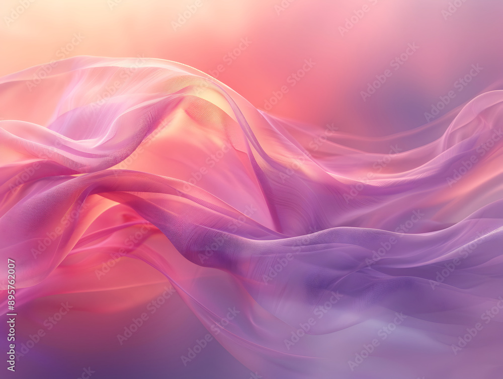 Dreamy pink and background illustration Dreamy pink and background illustration