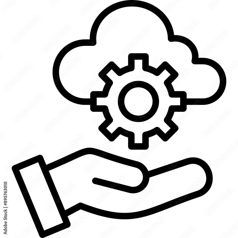 Cloud Service Icon Cloud Service Icon