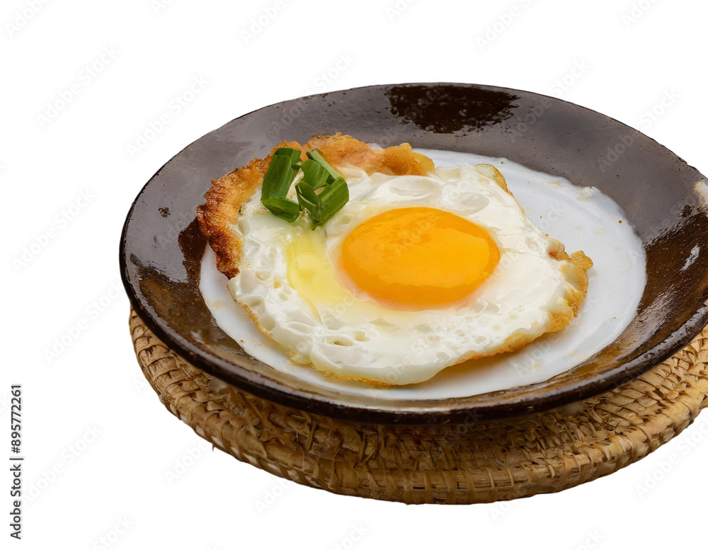 half Fry egg