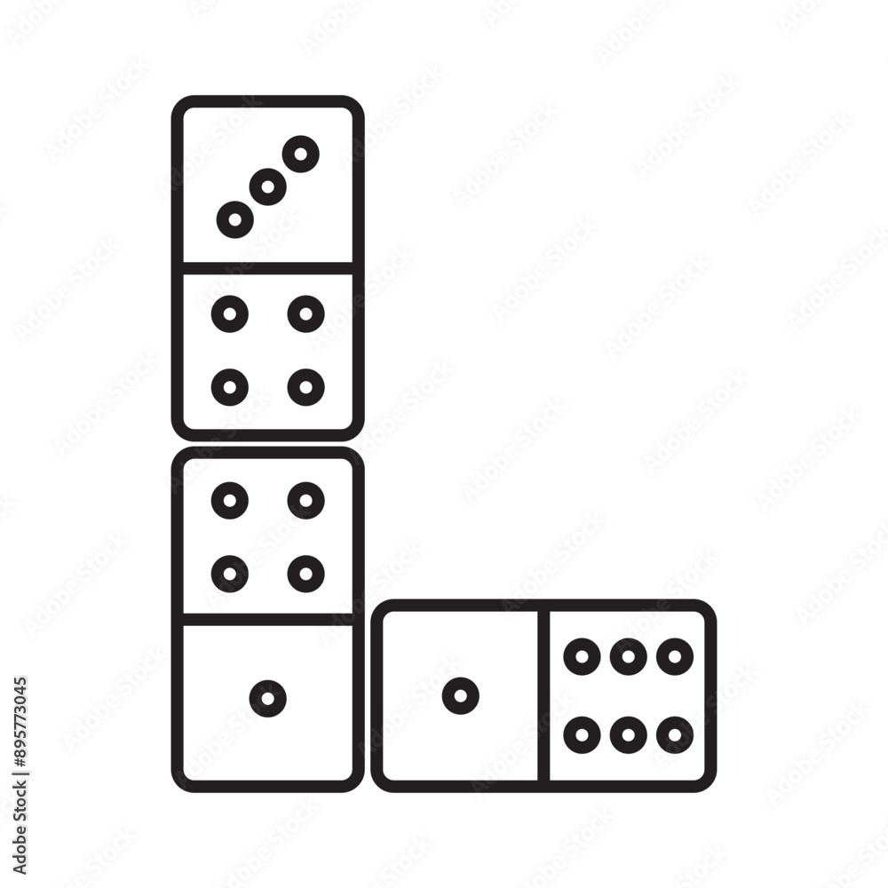 dominoes icon symbol dominoes icon symbol