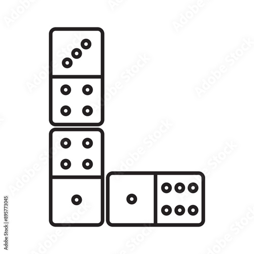 dominoes icon symbol