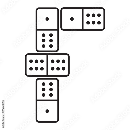 dominoes icon symbol
