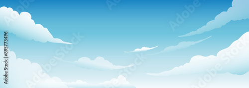 blue sky and clouds background	