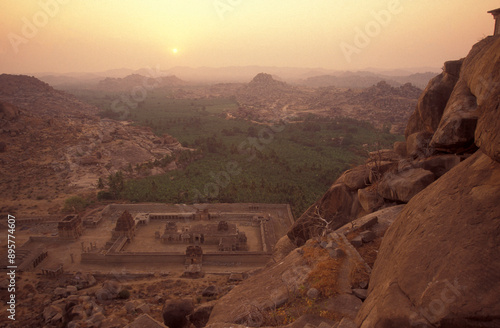 INDIA KARNATAKA HAMPI ACHYUTA RAYA TEMPLE photo