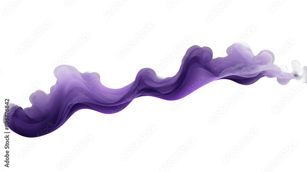 Abstract violet fablic smoke, purple wave cloud on transparent background. Abstract violet fablic smoke, purple wave cloud on transparent background.