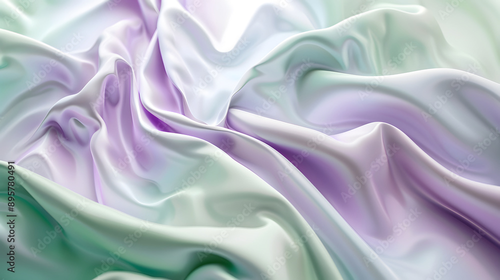 Fototapeta premium Flow form stage background illustration
