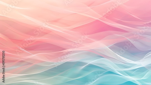 Soft Pastel Gradients: A soothing abstract background with soft pastel gradients blending seamlessly. 