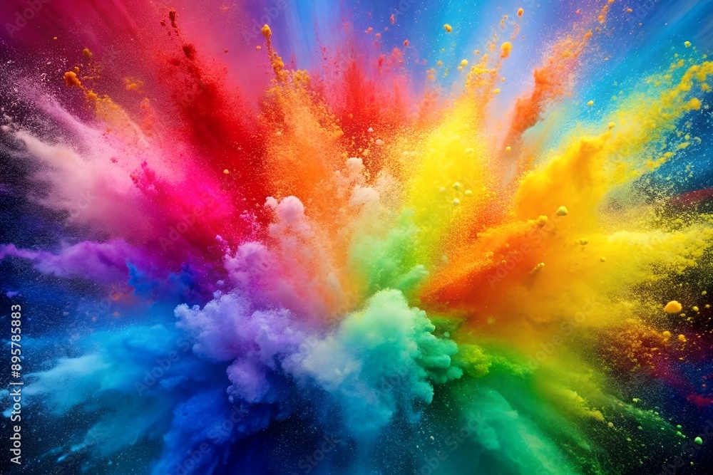 Color powder splash rainbow background paint holi smoke colour abstract. Powder color splash explosion dust ink burst splatter white texture isolated black spray party blue wallpaper cloud pink stain Color powder splash rainbow background paint holi smoke colour abstract. Powder color splash explosion dust ink burst splatter white texture isolated black spray party blue wallpaper cloud pink stain