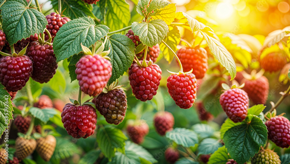 red and yellow raspberry red and yellow raspberry