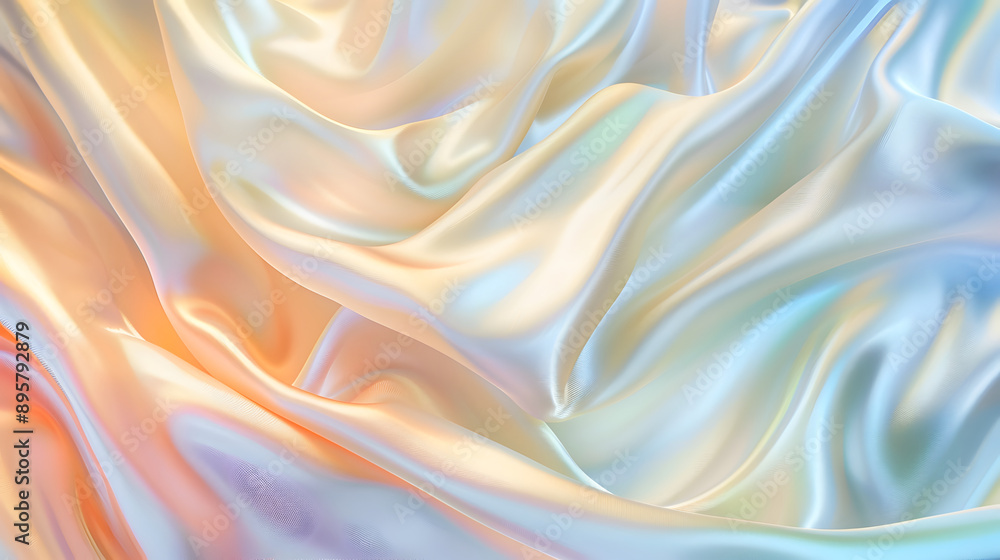 Obraz premium Generative silk satin background illustration