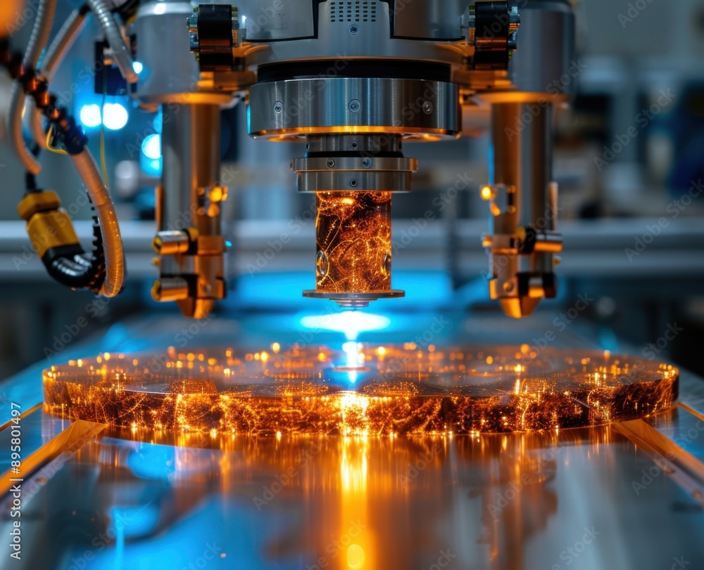 Industrial Automation: Precise Laser Processing of a Wafer Industrial Automation: Precise Laser Processing of a Wafer