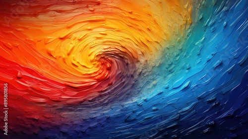 Round colorful abstract textured background