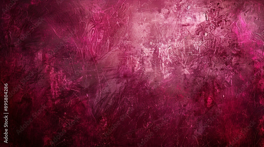 Fototapeta premium A vintage abstract background in a deep red burgundy hue with an empty surface for copy space image and wallpaper design 