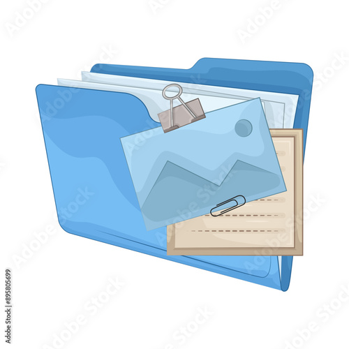Illustration of folder 