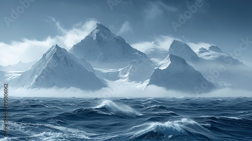 Wallpaper Mural Distant sea level  Torontodigital.ca