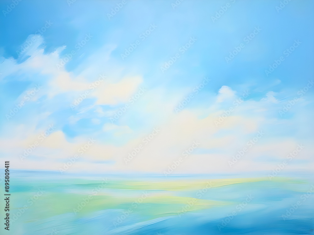 Obraz premium blue sky and clouds