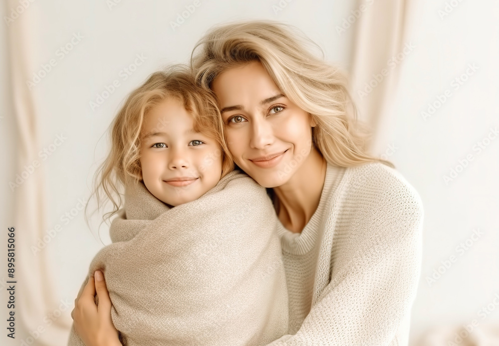 Portrait of a Happy Mother and Daughter Sharing a Joyful Moment Together Portrait of a Happy Mother and Daughter Sharing a Joyful Moment Together