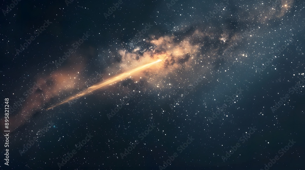 Celestial body adrift in cosmic expanse, illuminated by distant suns amidst swirling nebulae Celestial body adrift in cosmic expanse, illuminated by distant suns amidst swirling nebulae
