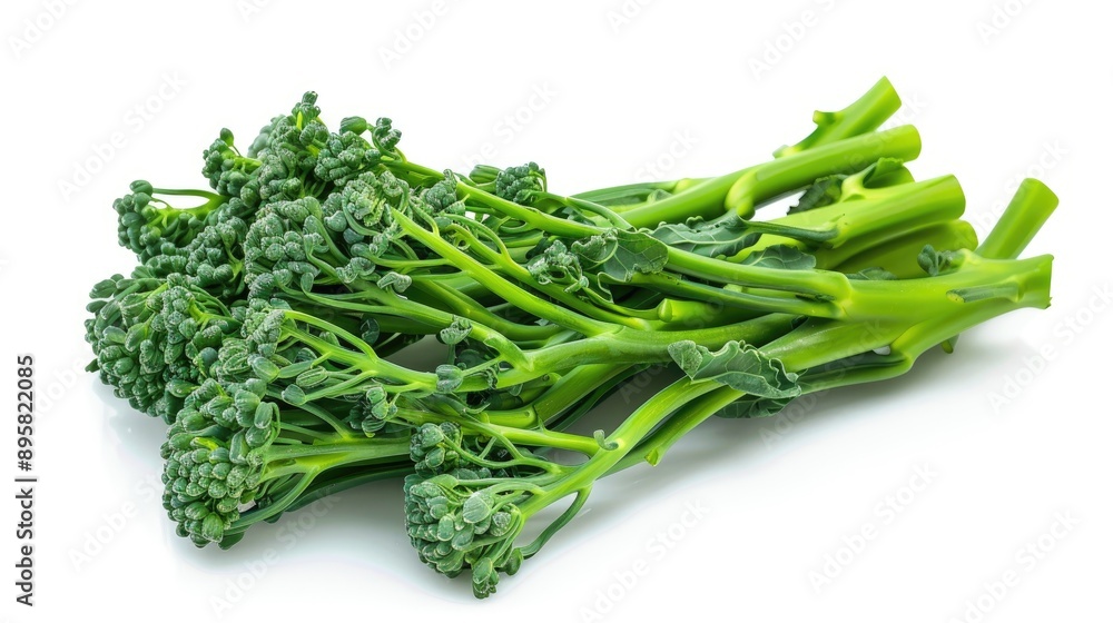 Fresh Raw Green Bimi Broccolini Vegetable Close Up Fresh Raw Green Bimi Broccolini Vegetable Close Up