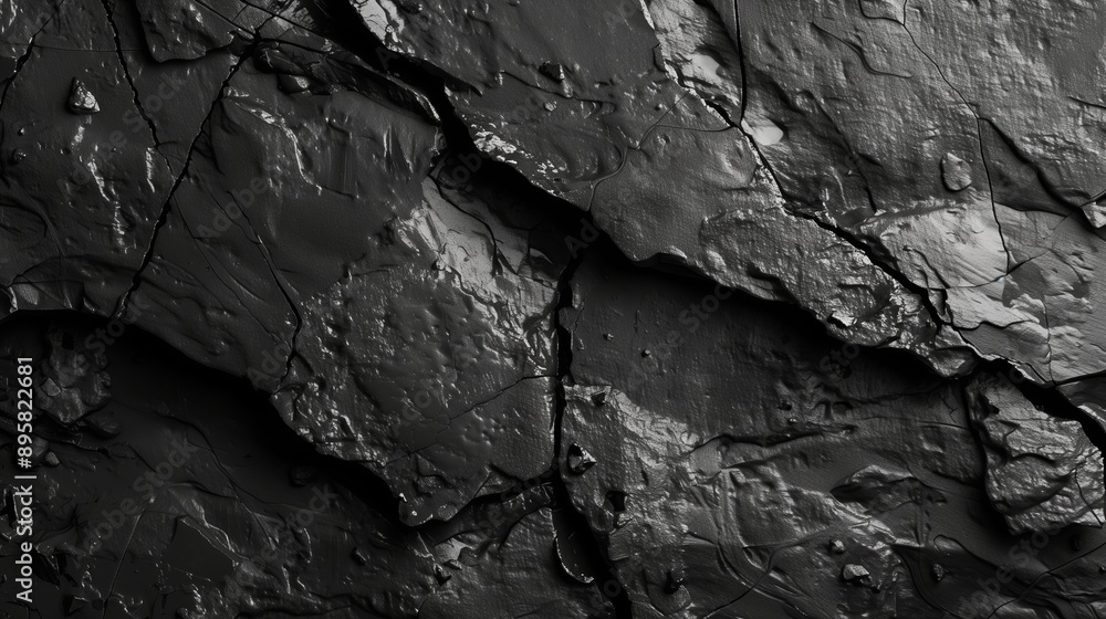 Black stone texture background with a rough surface for product presentation. Black stone texture background with a rough surface for product presentation.