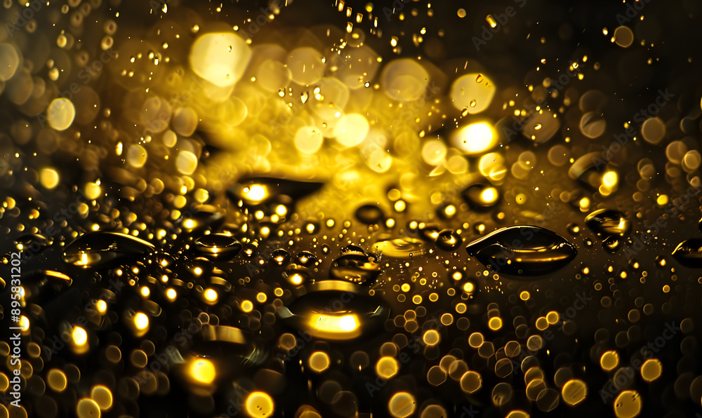 oil bubbles floating against a light background. The bubbles are semi-transparent with a reflective quality oil bubbles floating against a light background. The bubbles are semi-transparent with a reflective quality
