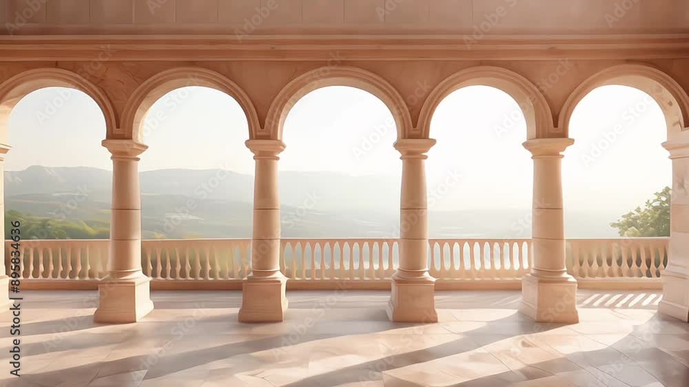 colonnade arch classical architecture 3d rendering white colonnade arch classical architecture 3d rendering white