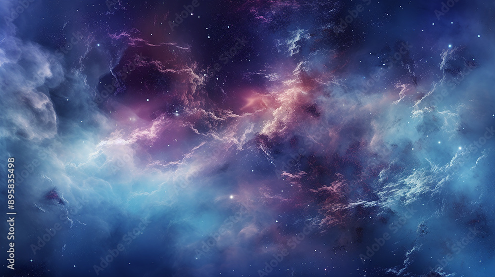 Cosmic Nebula Galaxy Abstract
