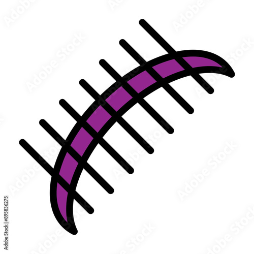 Stitches Vector Filled Icon Design