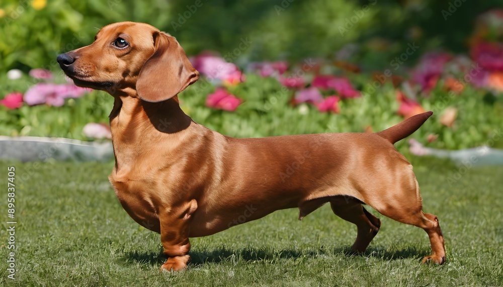 A view of a Dachshund A view of a Dachshund