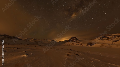 stars in the mountains