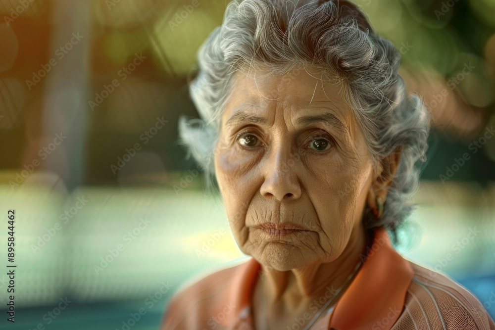 An elderly woman with a thoughtful expression stands against a blurred background, capturing a moment of reflection, wisdom, and the depth of life experience. An elderly woman with a thoughtful expression stands against a blurred background, capturing a moment of reflection, wisdom, and the depth of life experience.