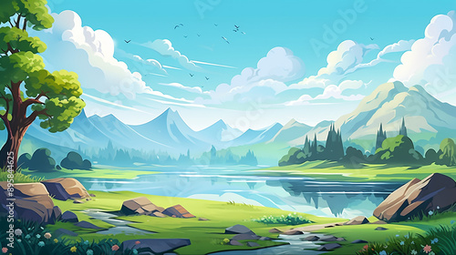 Nature scene landscape