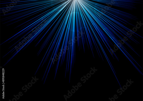 降り注ぐ青の光イメージ背景