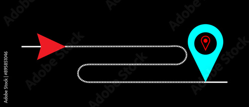 Location pointer pin or You are here marker sign symbol. Free Download Location pointer pin or You are here marker sign symbol. - GFXLoad
