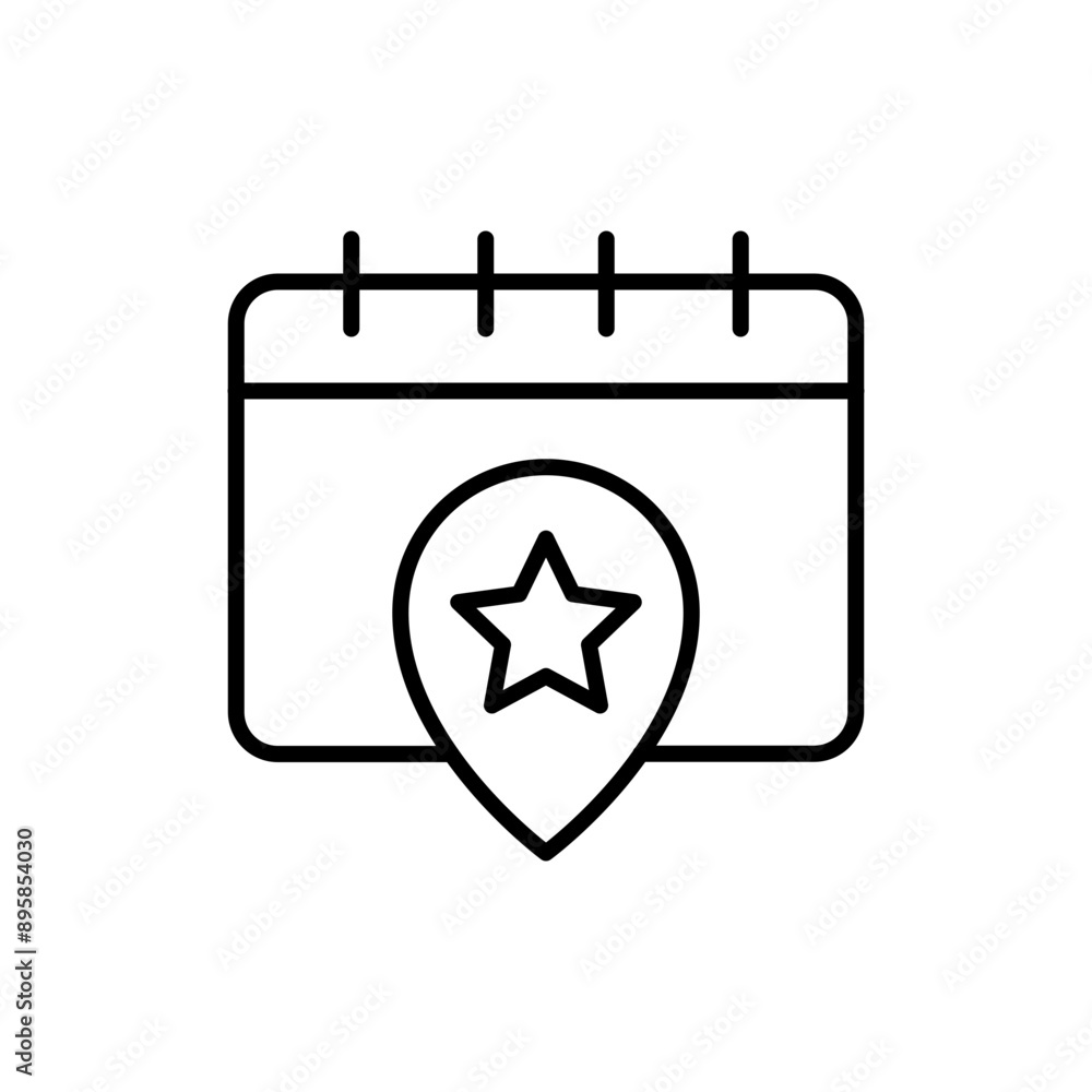 Event location outline icons, minimalist vector illustration ,simple transparent graphic element .Isolated on white background Event location outline icons, minimalist vector illustration ,simple transparent graphic element .Isolated on white background
