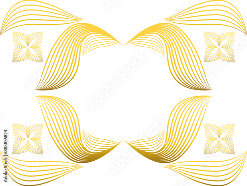 beautiful golden flower petal