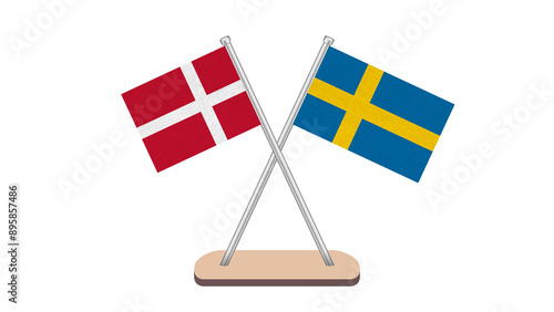 Sweden Denmark Flag