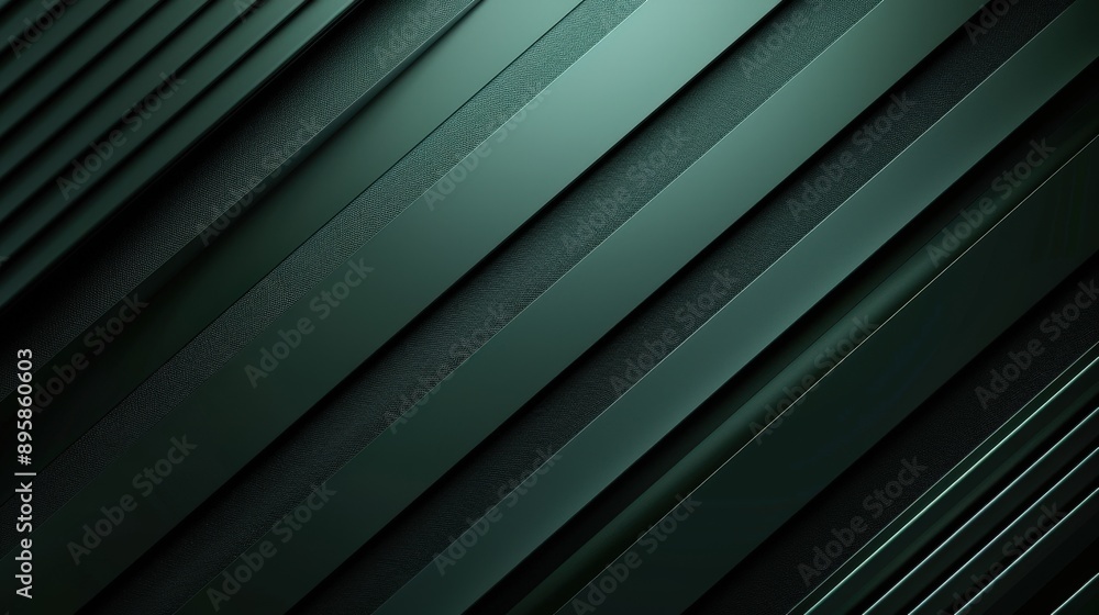 Obraz premium Captivating Emerald Geometric Abstract Background