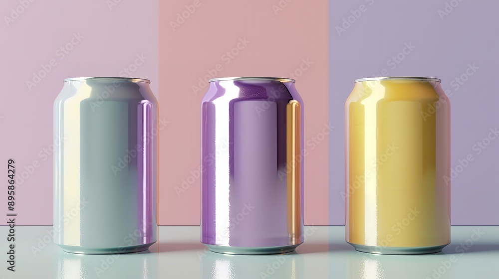 Aluminium can mockup Aluminium can mockup