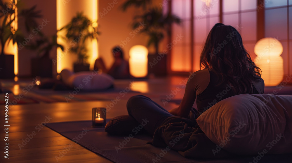 Relaxing Evening Yoga Session Relaxing Evening Yoga Session