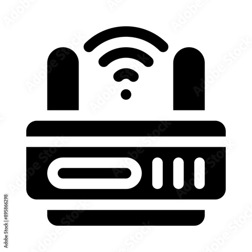 modem glyph icon