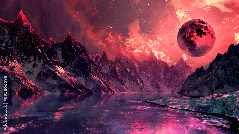 On Earth flowing background illustration On Earth flowing background illustration