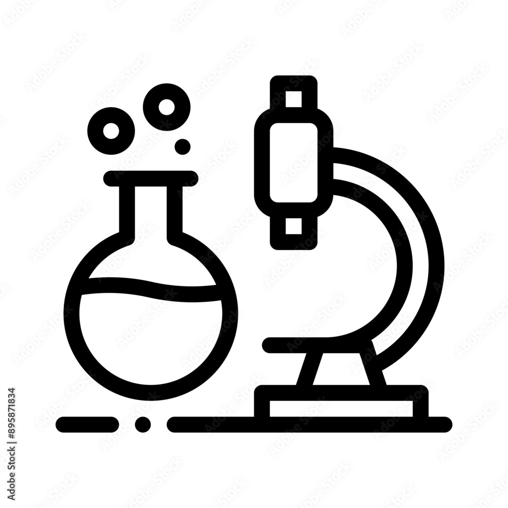 science lab line icon science lab line icon