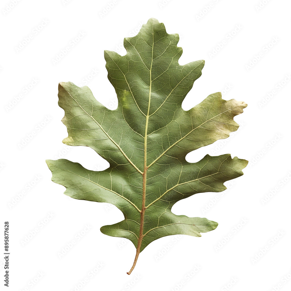 Fototapeta premium Green oak leaf