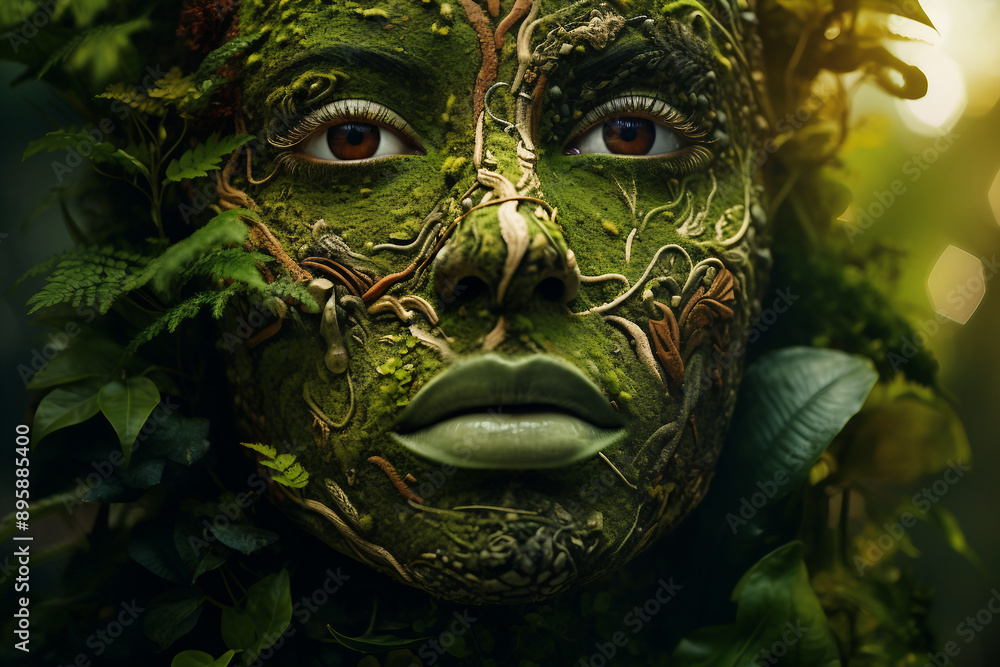 World Earth Day, Generative AI ecology protection concept, human responsibility World Earth Day, Generative AI ecology protection concept, human responsibility