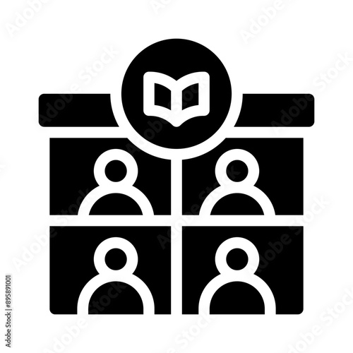 dormitory glyph icon