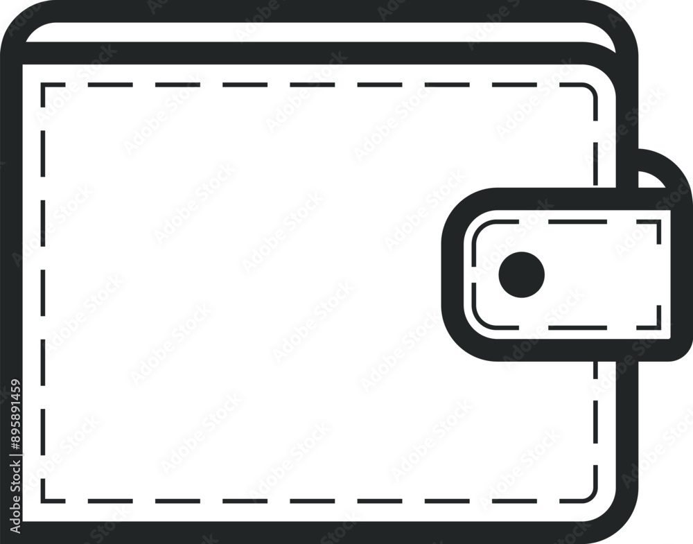 Modern Wallet Icon for Business Use Modern Wallet Icon for Business Use