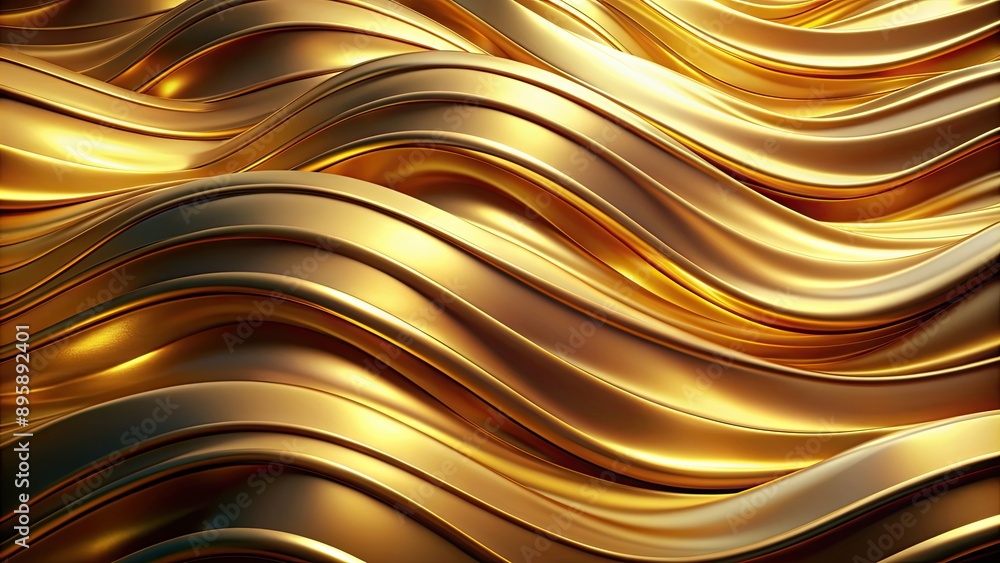 Abstract waves creating a golden metallic background, abstract, waves, gold, metallic, texture, shiny, luxury, elegant Abstract waves creating a golden metallic background, abstract, waves, gold, metallic, texture, shiny, luxury, elegant
