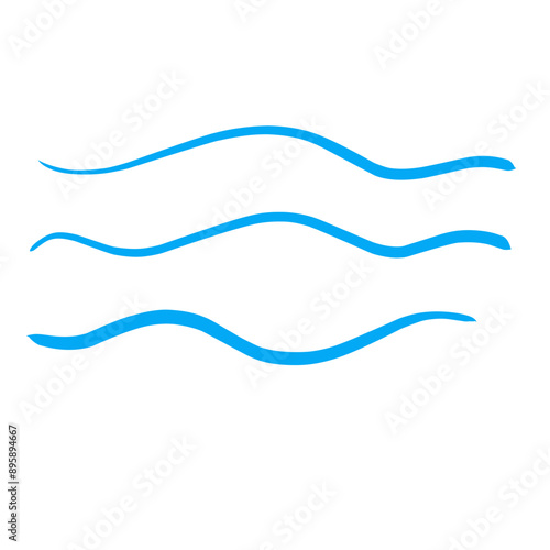 waves vector illustration 